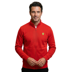 Pulover Barbati Scuderia Ferrari O.P Full Zip Fleece Sweater