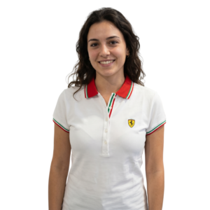 Tricou Polo Damă Scuderia Ferrari Italy Flag Piquet